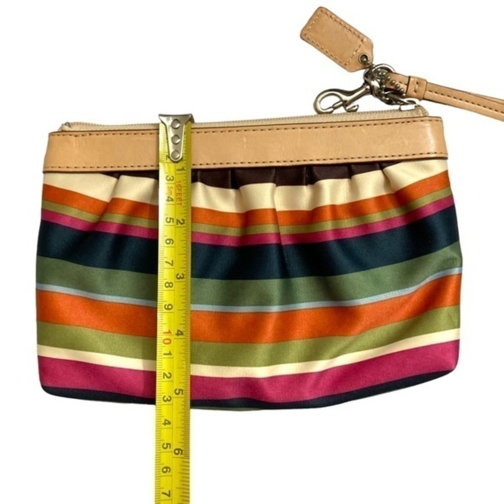 Coach vintage y2k rare multicolor legacy wristlet clutch bag - Picture 3 of 12